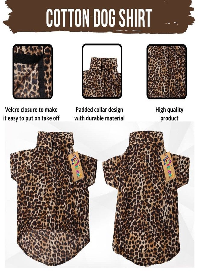 Western Era Cotton Printed Breathable Basic Vest Dog Shirt, Super Soft Shirt, Cute Lightweight Thin Shirt for Your Furries, Ultra Comfort Dog Apparel (Cheetah Print) (XXLarge - 28inch) - Image 4